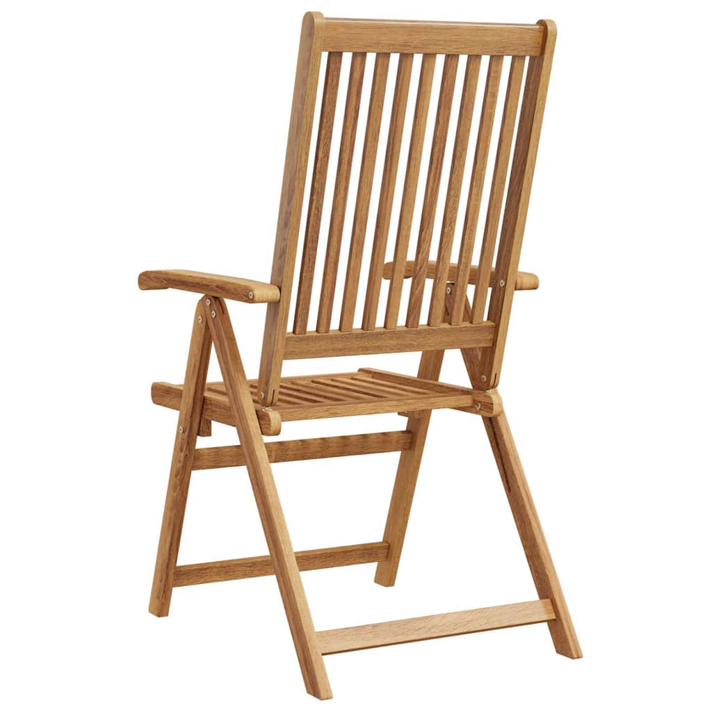 Folding Garden Chairs 6 pcs Solid Acacia Wood