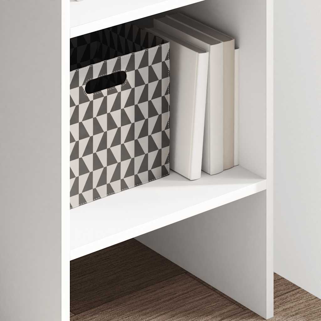 Book Cabinet White 40x35x180 cm Engineered Wood