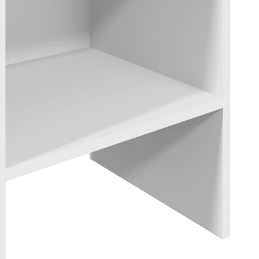 Book Cabinet White 40x35x180 cm Engineered Wood