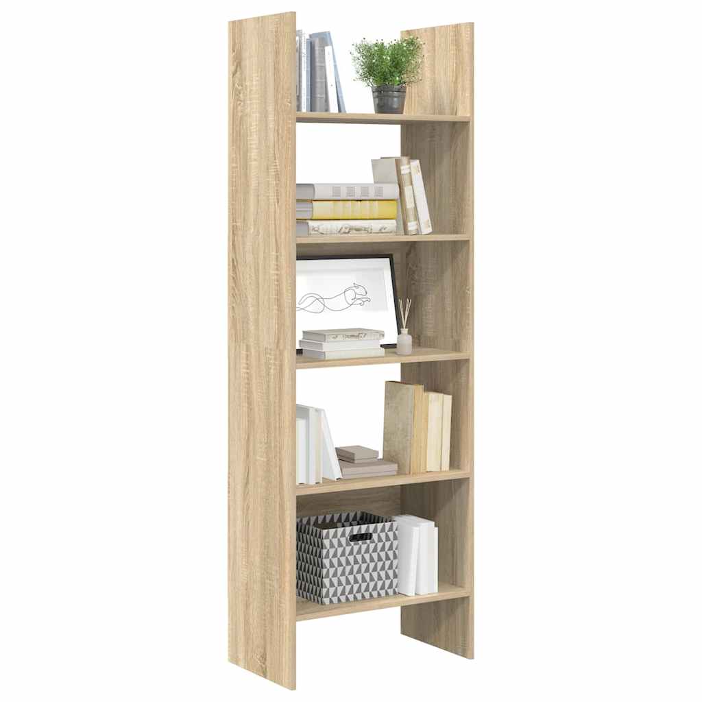 Book Cabinet Sonoma Oak 60x35x180 cm Engineered Wood