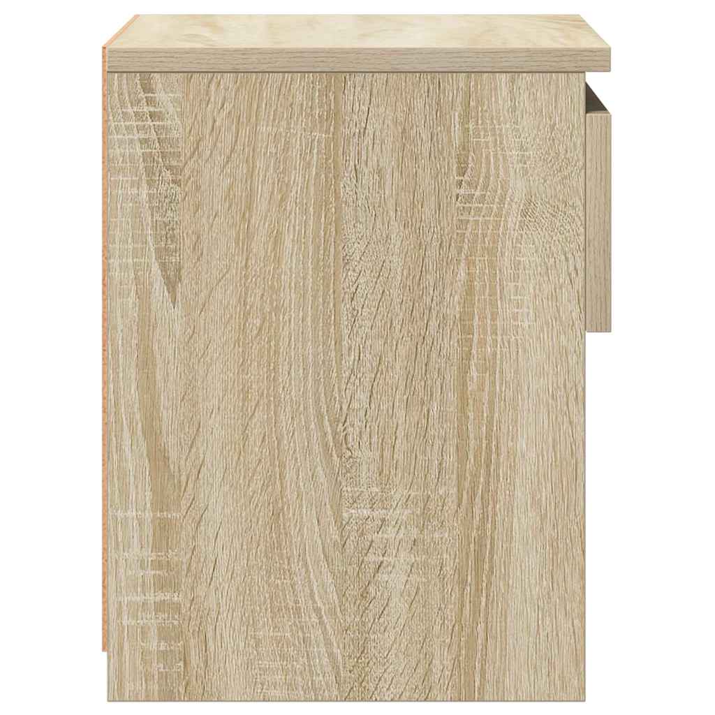 Bedside Cabinet Sonoma Oak 40x30x39 cm Engineered Wood