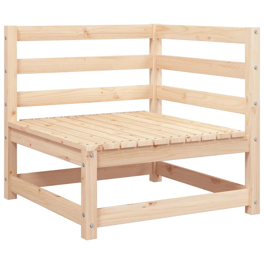 Garden Corner Sofa Solid Wood Pine