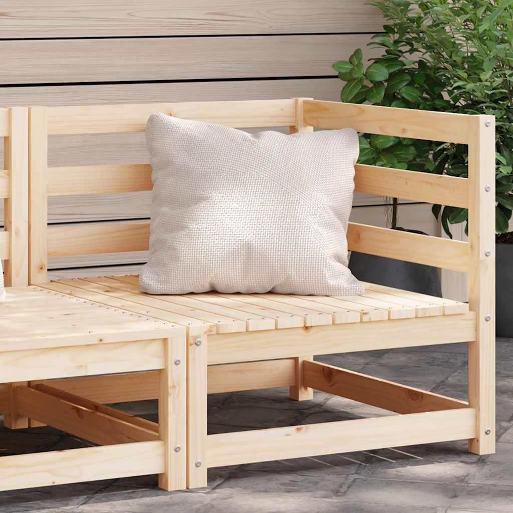 Garden Corner Sofa Solid Wood Pine