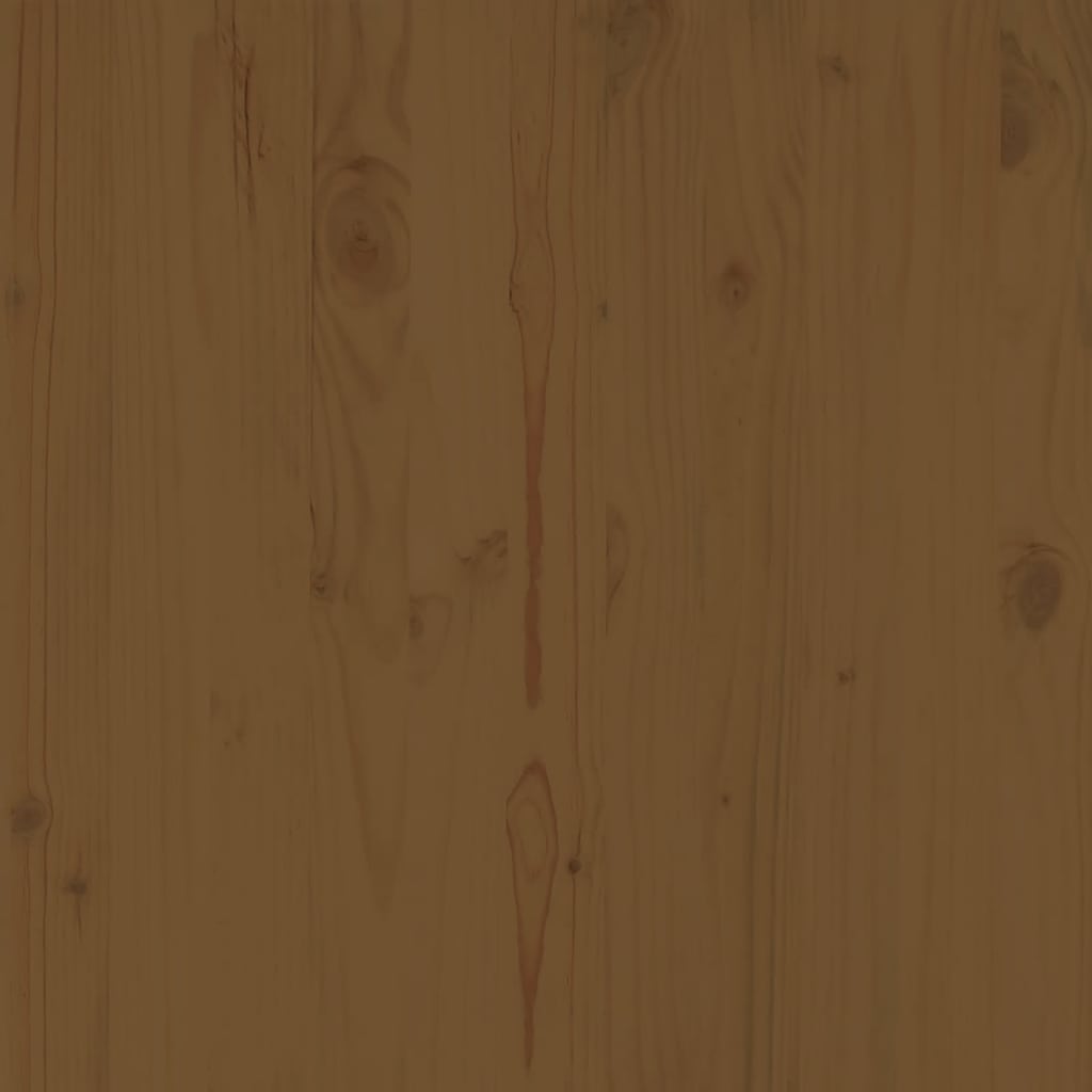 Garden Corner Sofa Honey Brown Solid Wood Pine