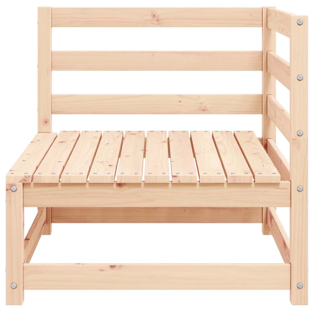 Garden Corner Sofas 2 pcs Solid Wood Pine