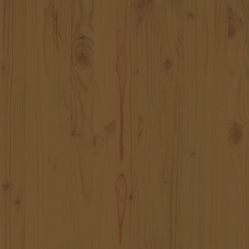 2 Piece Garden Lounge Set Honey Brown Solid Pinewood