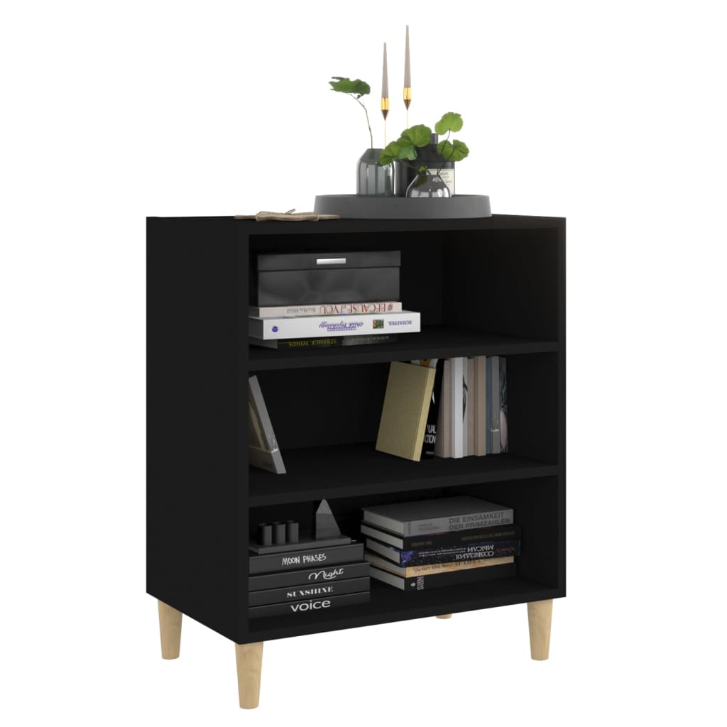 Sideboard Black 57x35x70 cm Engineered Wood