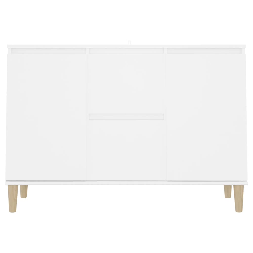 Sideboard White 101x35x70 cm Engineered Wood