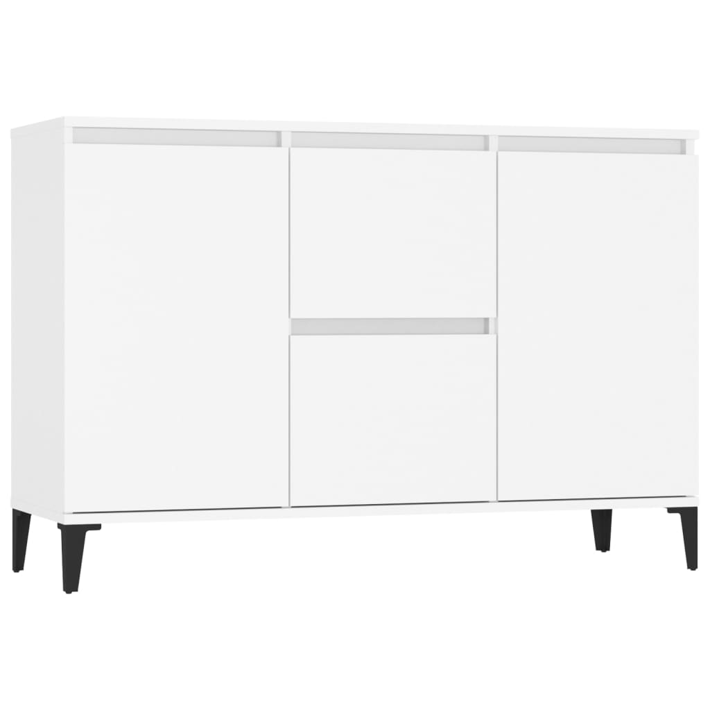 Sideboard White 102x35x70 cm Engineered Wood