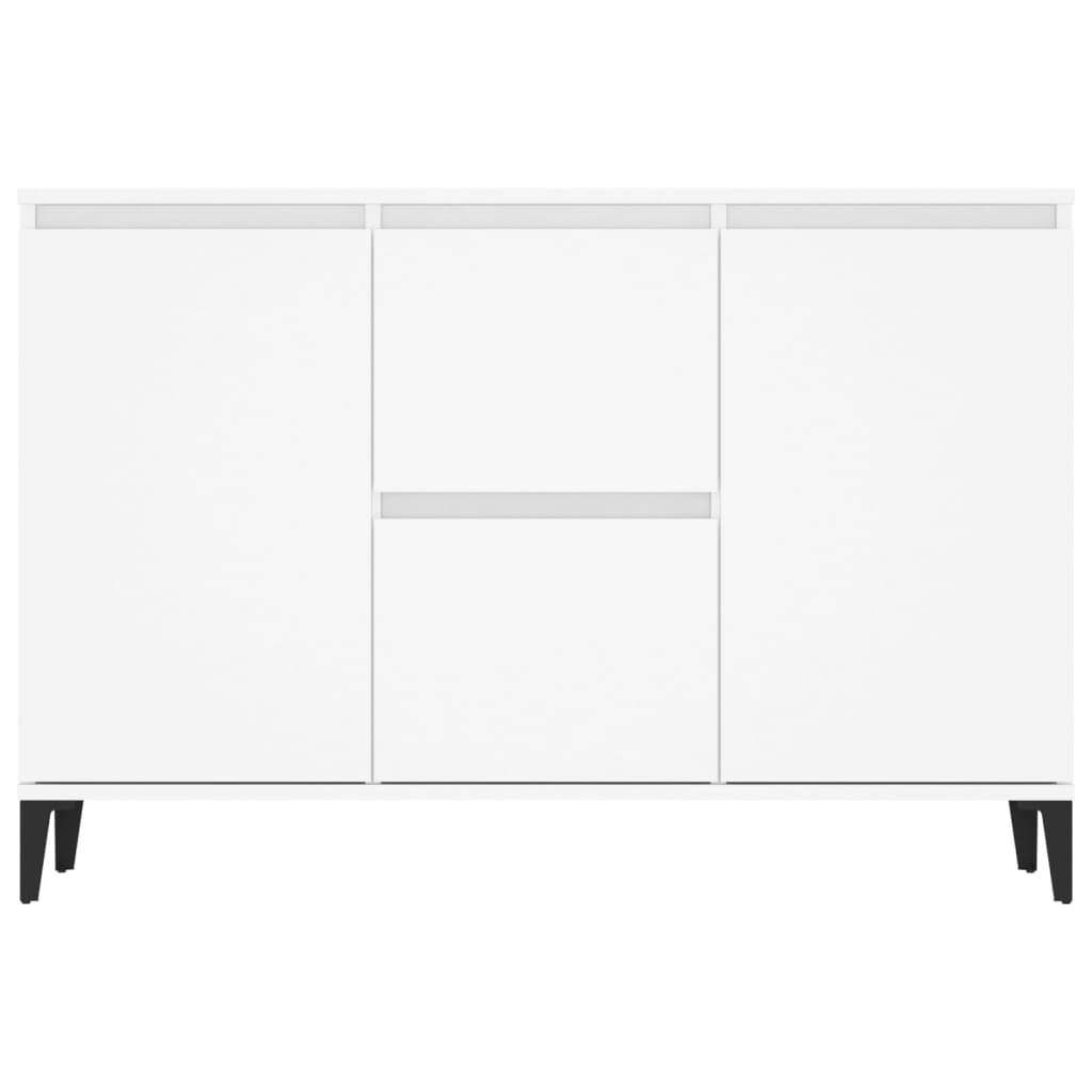 Sideboard White 102x35x70 cm Engineered Wood