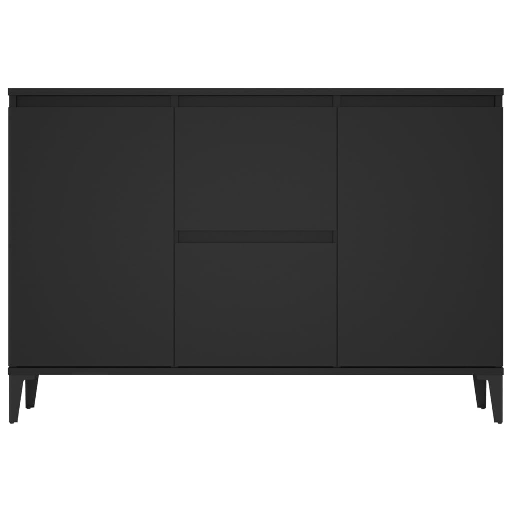 Sideboard Black 102x35x70 cm Engineered Wood