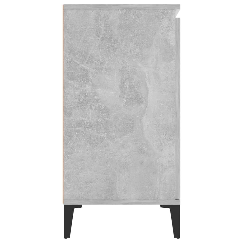 Sideboard Concrete Grey 102x35x70 cm Engineered Wood