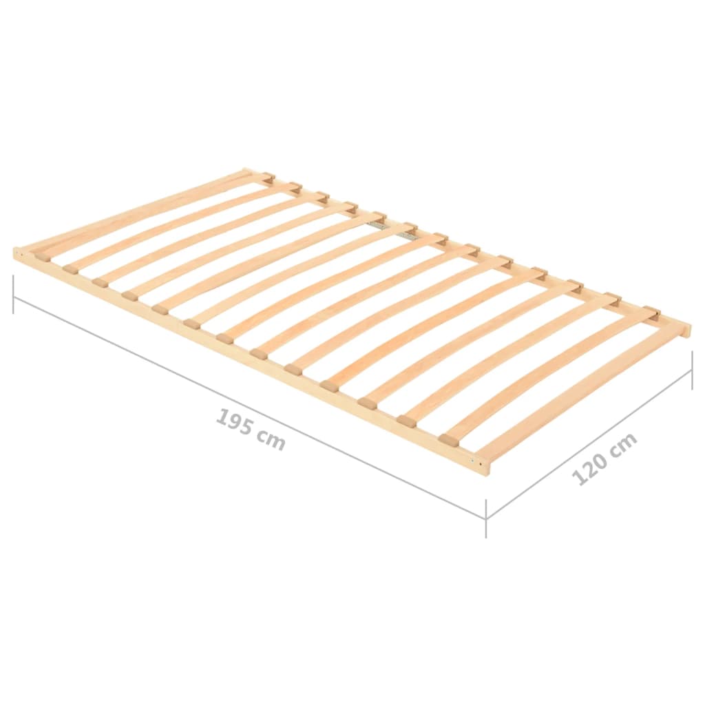 Slatted Bed without Mattress Base with 13 Slats 120x200cm