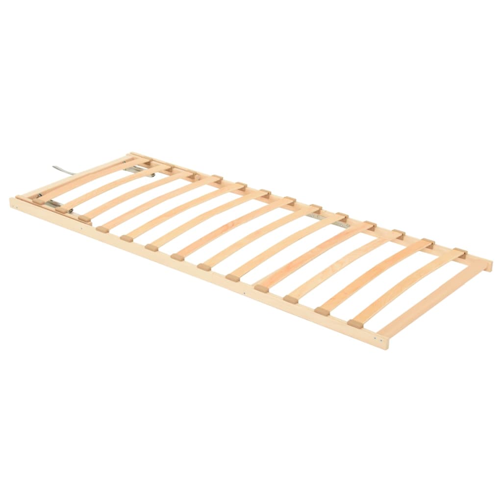 Slatted Bed without Mattress Base Adjustable Head 80x200cm