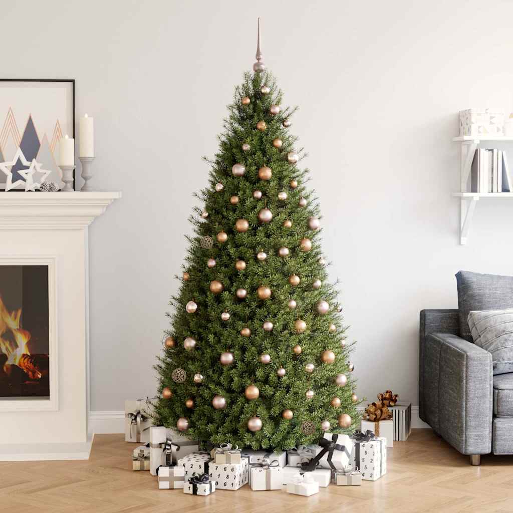 61 Piece Christmas Ball Set with Peak and 150 LEDs Rose Gold