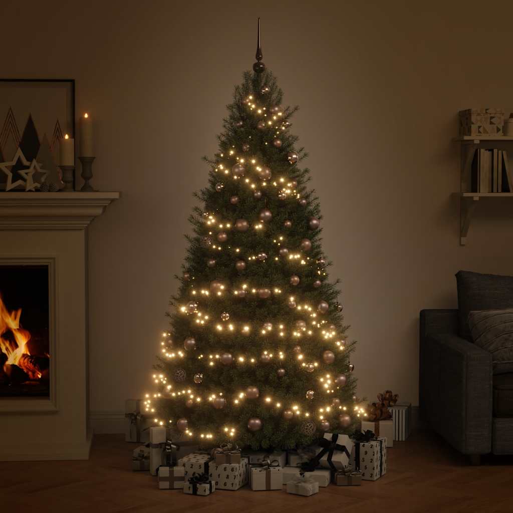 61 Piece Christmas Ball Set with Peak and 150 LEDs Rose Gold