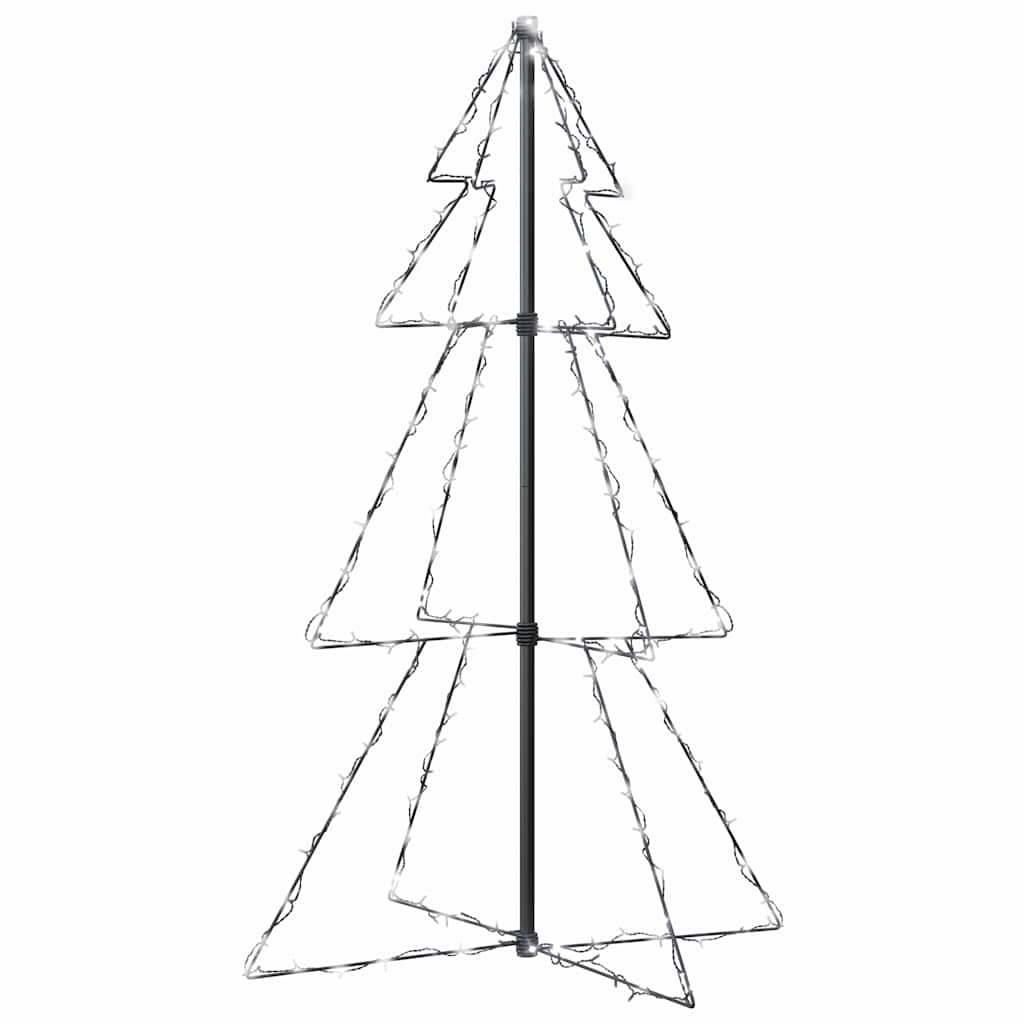 Christmas Cone Tree 160 LEDs Indoor and Outdoor 78x120 cm