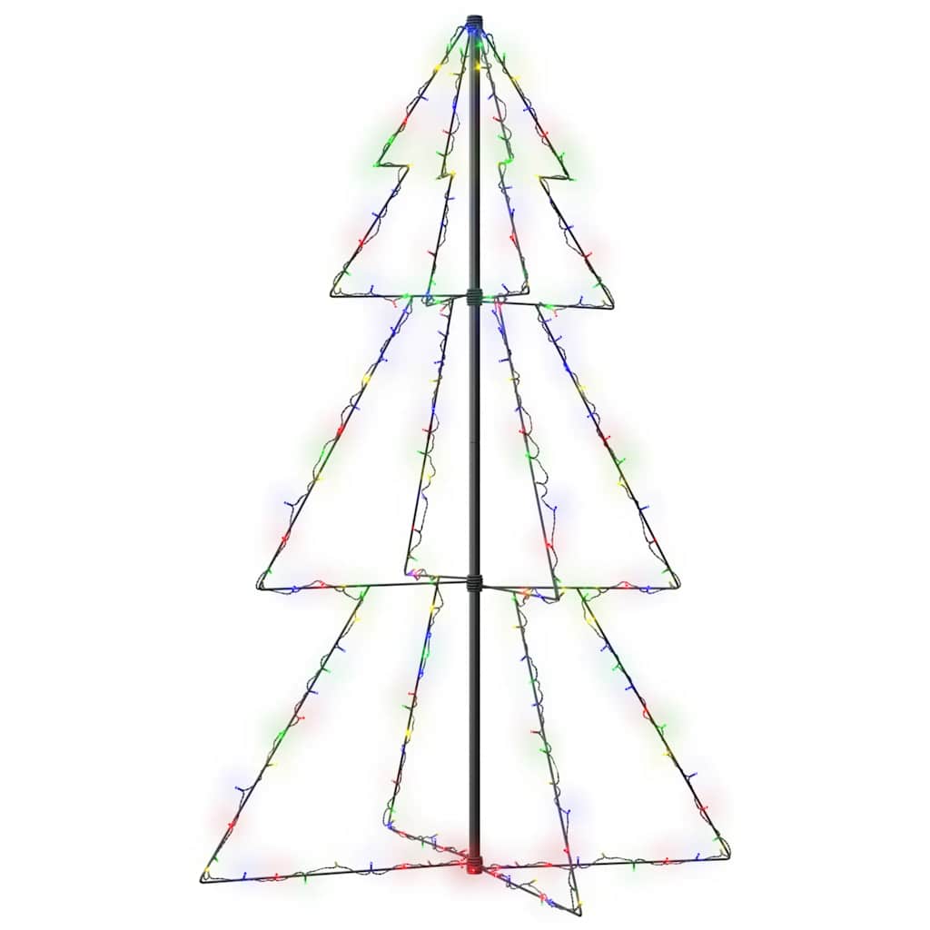 Christmas Cone Tree 200 LEDs Indoor and Outdoor 98x150 cm