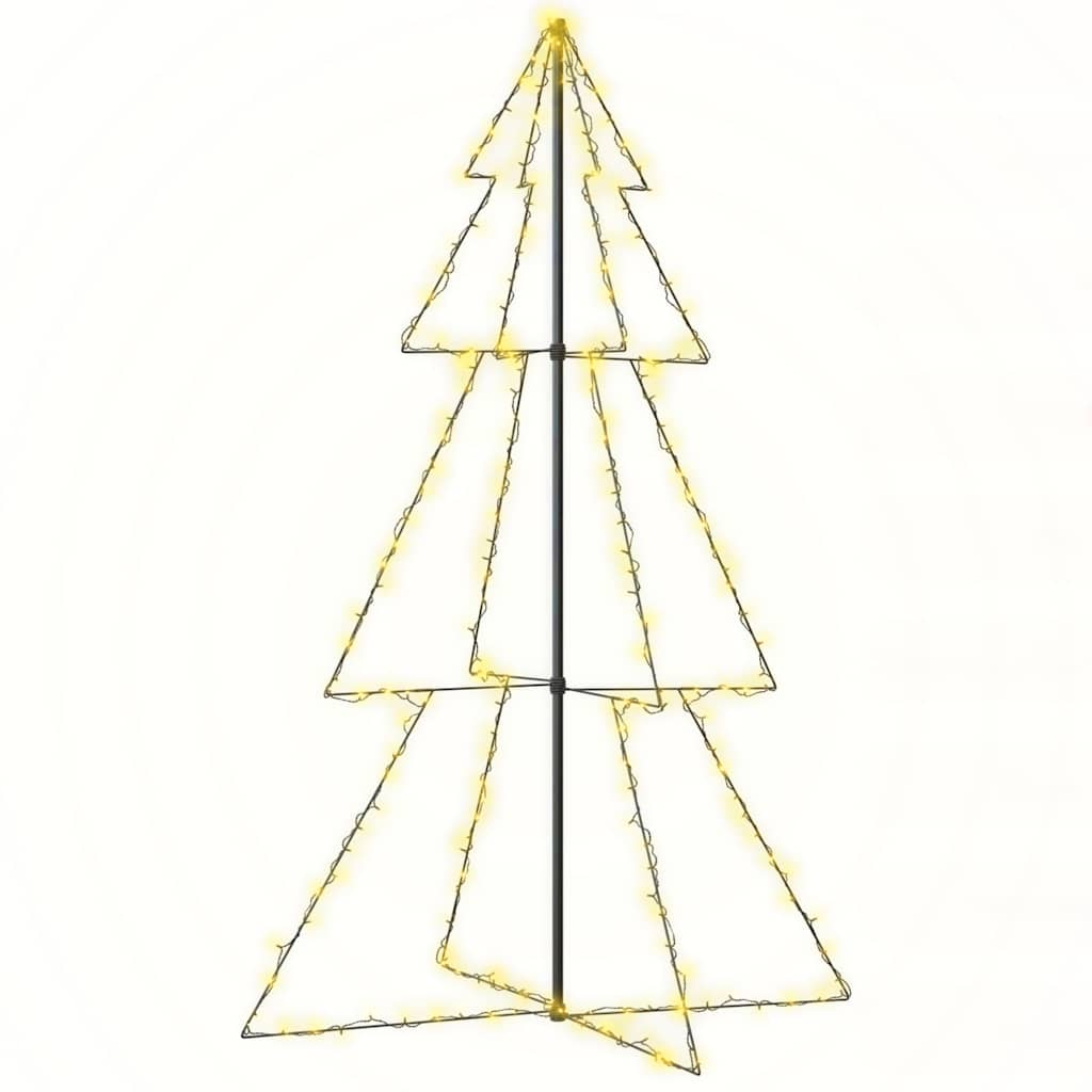 Christmas Cone Tree 240 LEDs Indoor and Outdoor 118x180 cm