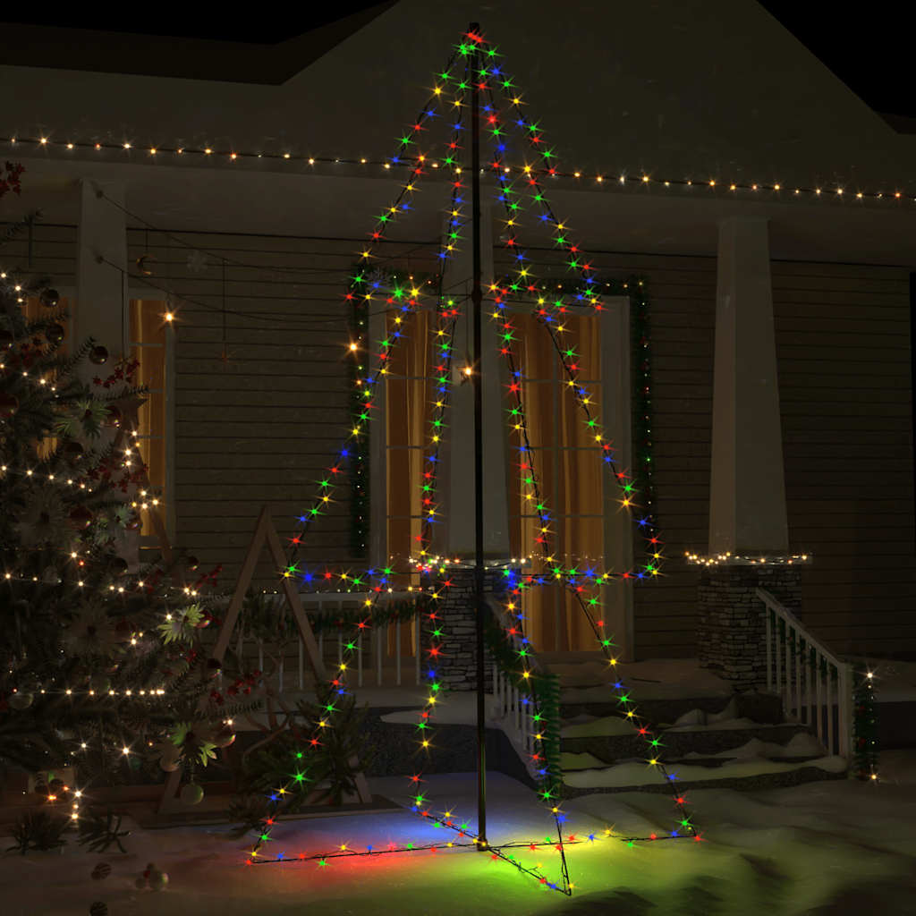 Christmas Cone Tree 300 LEDs Indoor and Outdoor 120x220 cm