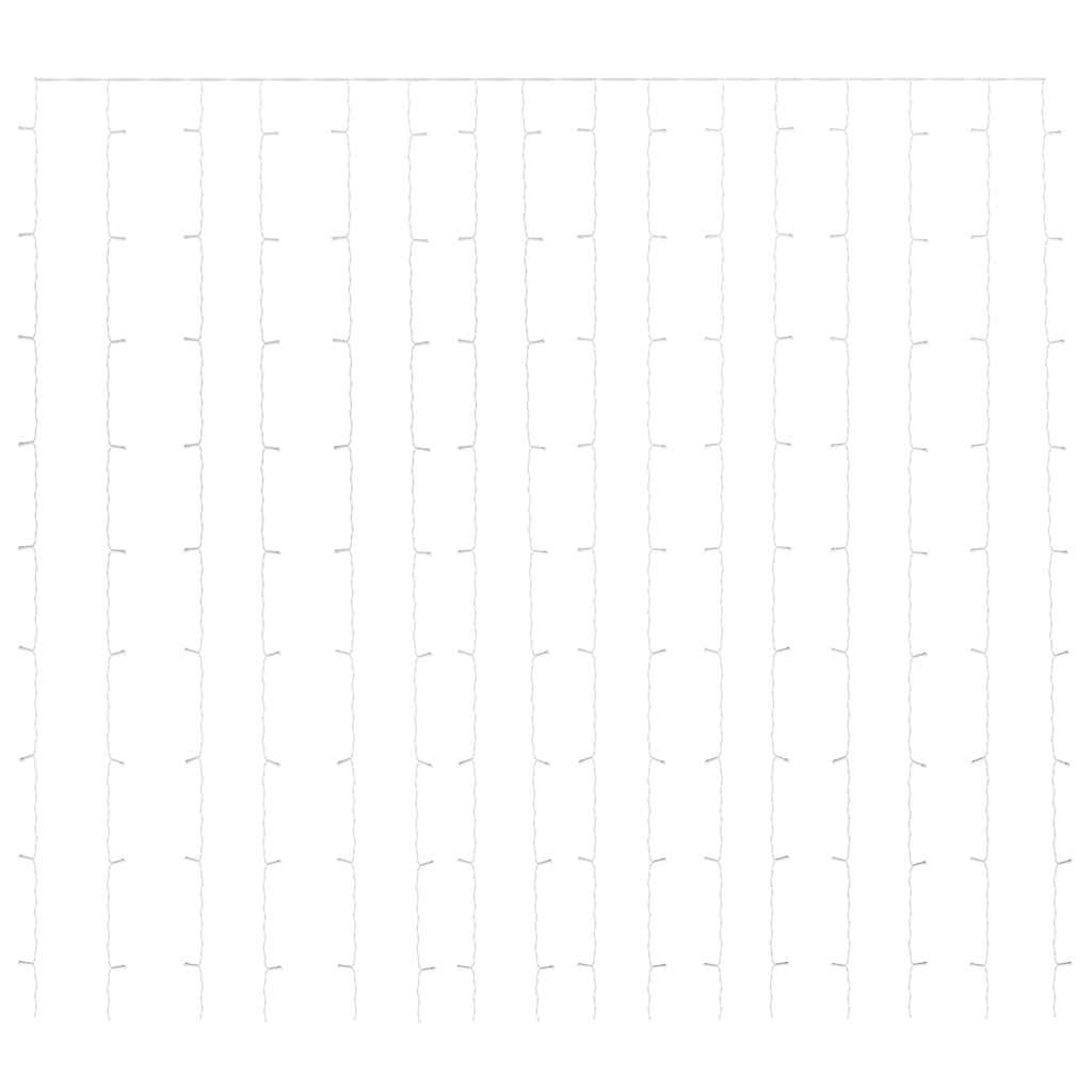 LED Curtain Fairy Lights 3x3m 300 LED Colourful 8 Function