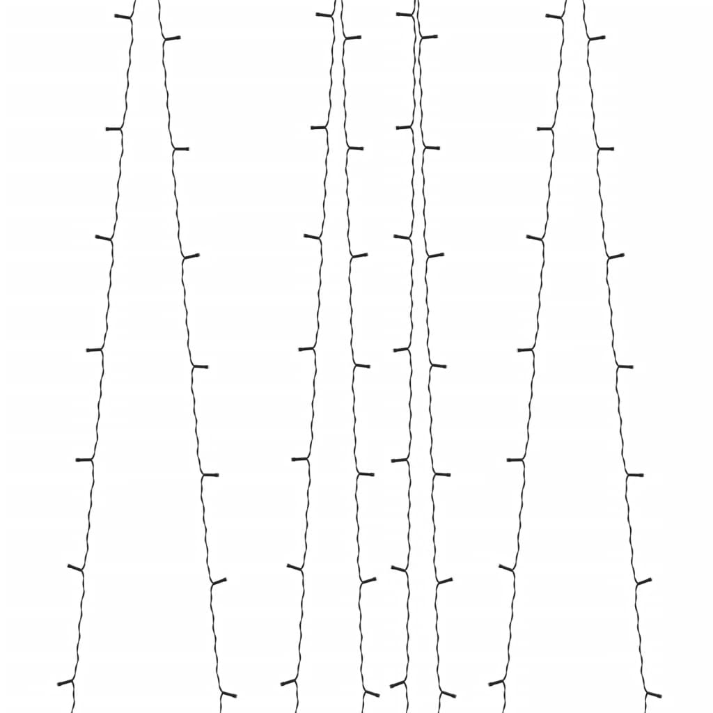 Solar Fairy Lights 2 pcs 2x200 LED Blue Indoor Outdoor