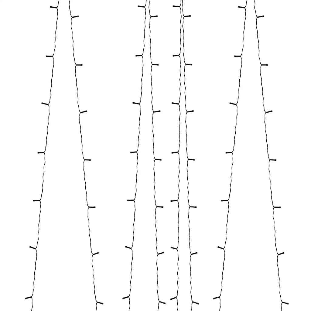 Solar Fairy Lights 5 pcs 5x200 LED Warm White Indoor Outdoor