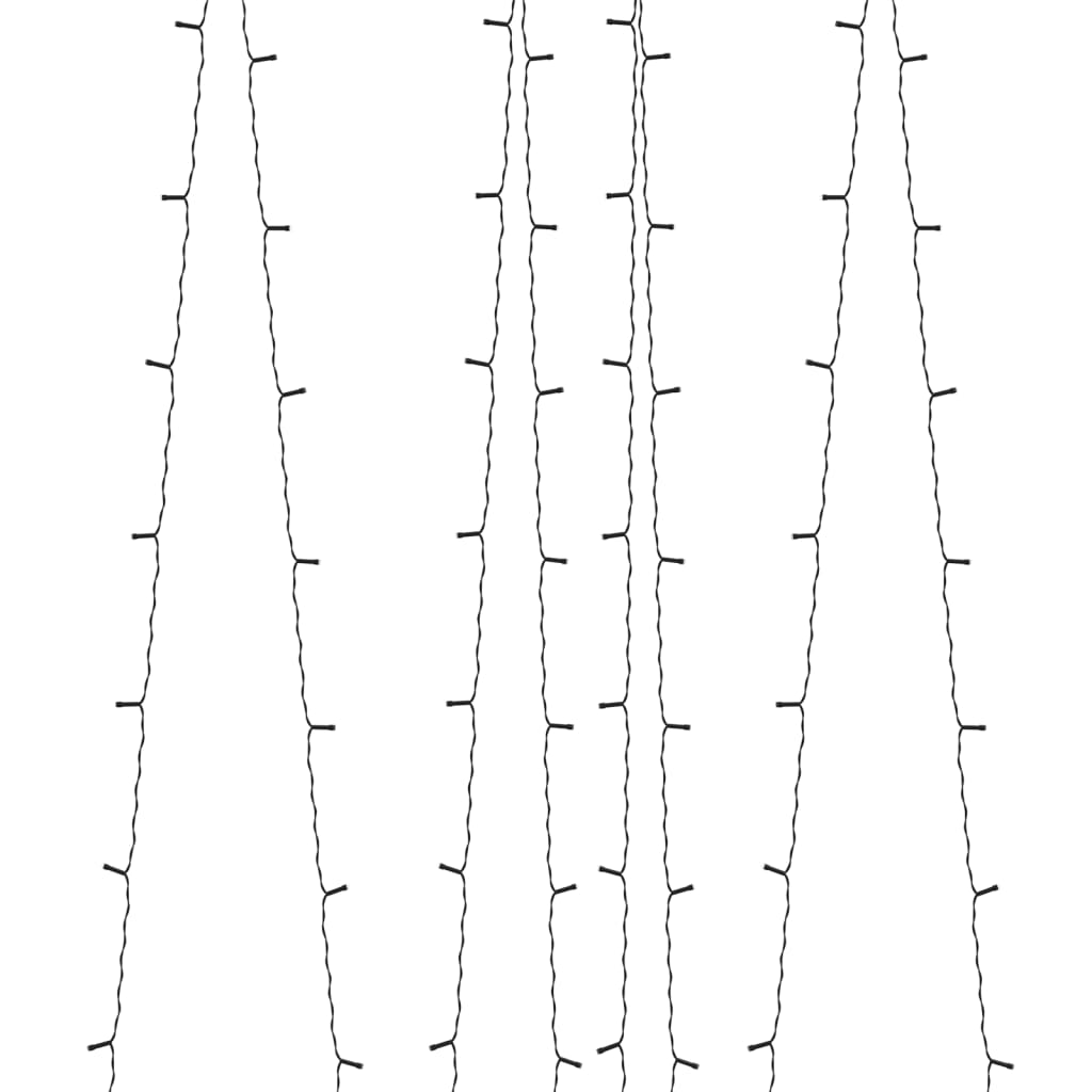 Solar Fairy Lights 5 pcs 5x200 LED Blue Indoor Outdoor