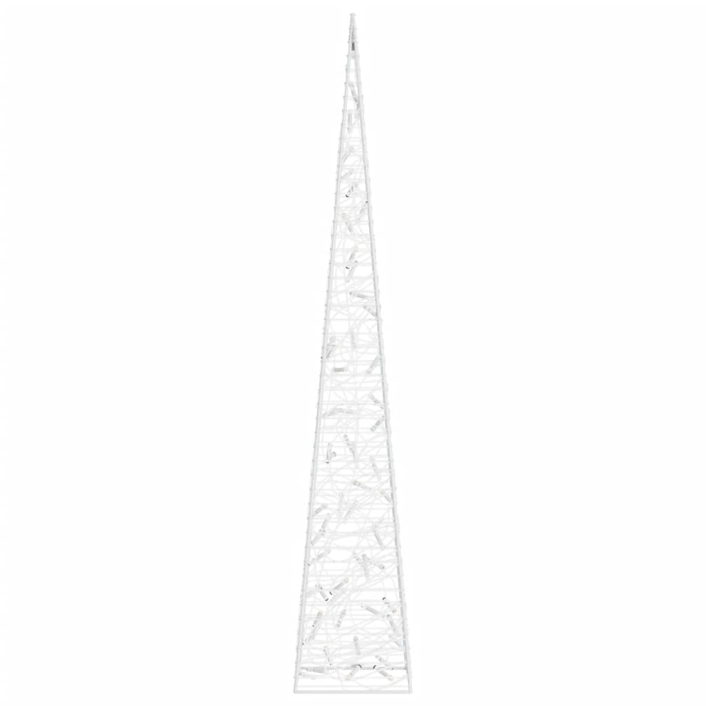 Acrylic Decorative LED Light Cone Multicolour 120 cm