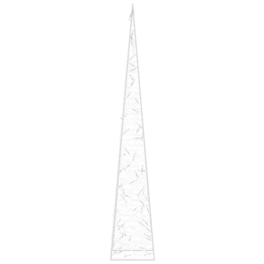 Acrylic Decorative LED Light Cone Multicolour 120 cm