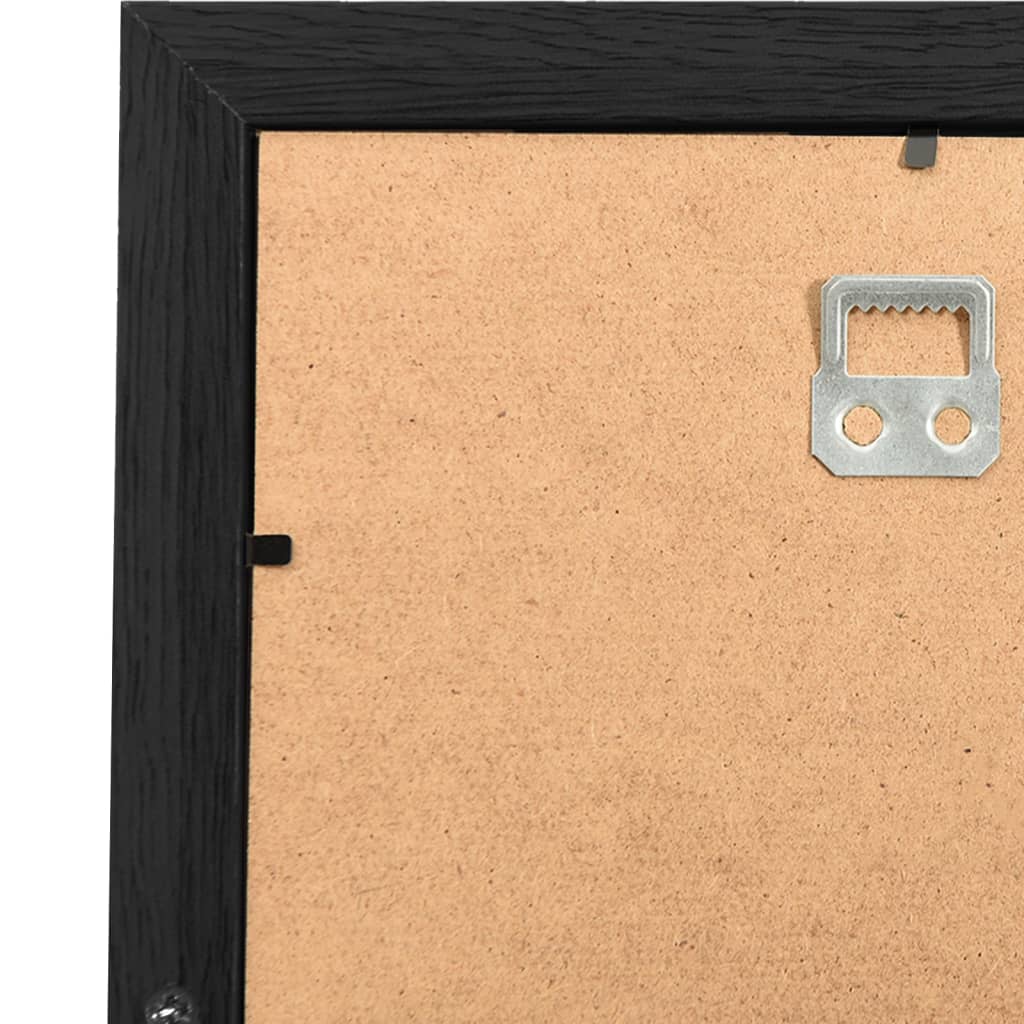 Collage Photo Frame for 10x(13x18 cm) Picture Black MDF