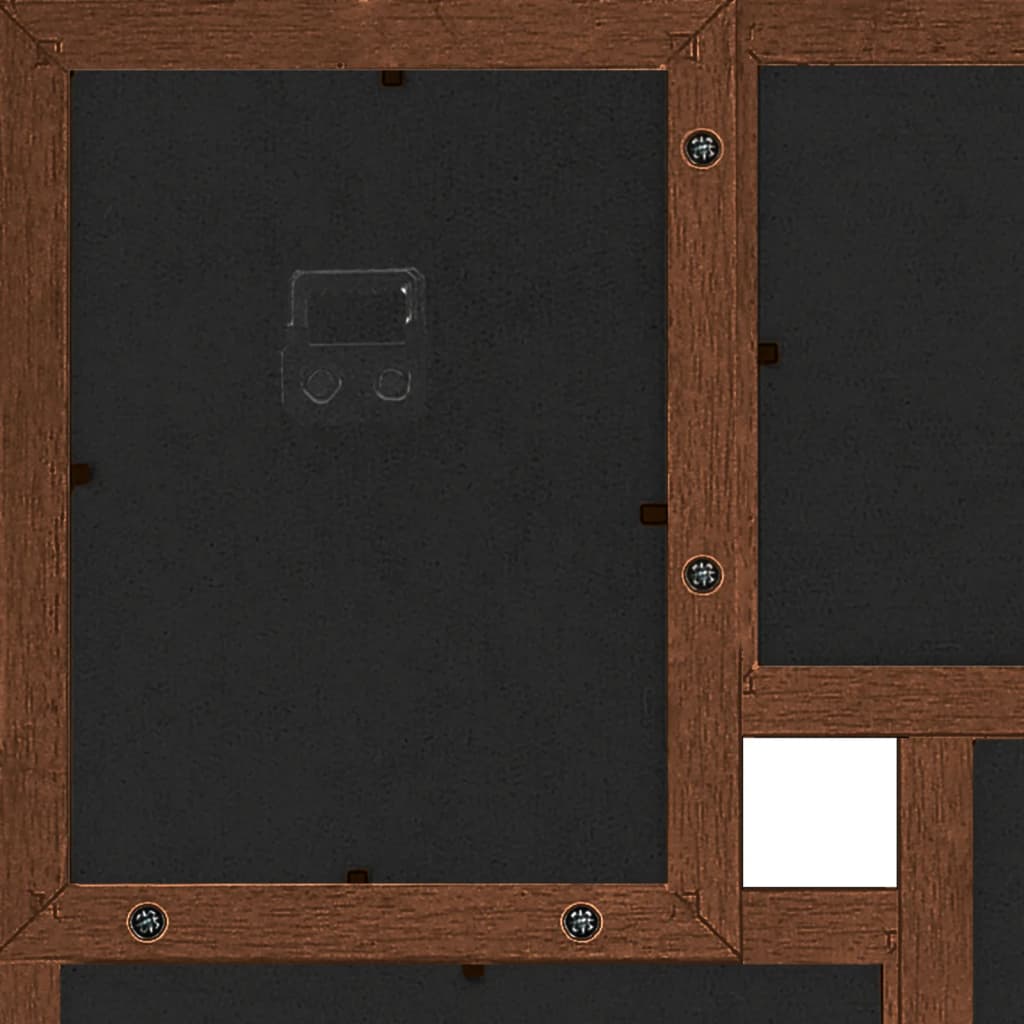 Collage Photo Frame for 24x(13x18 cm) Picture Dark Brown MDF