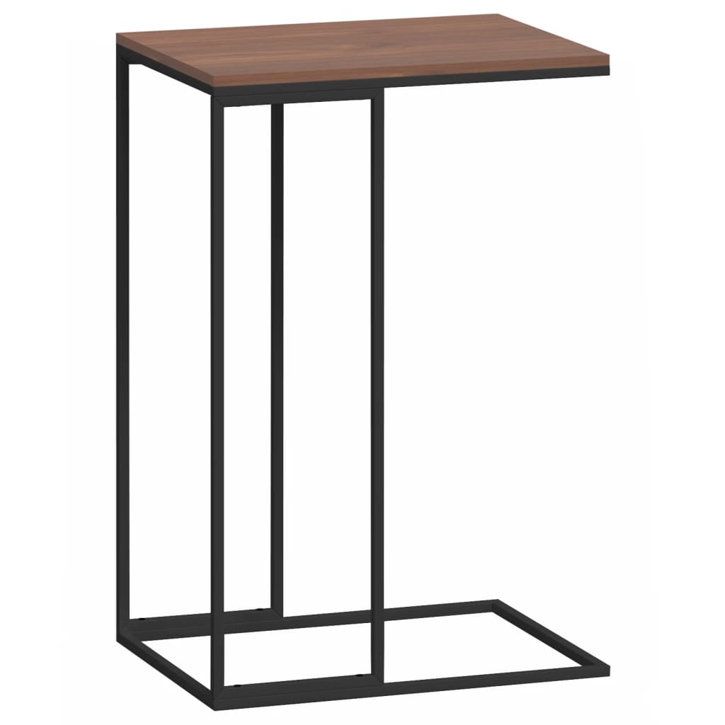 Side Table Black 40x30x59 cm Engineered Wood