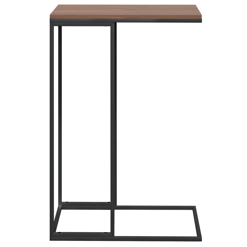 Side Table Black 40x30x59 cm Engineered Wood