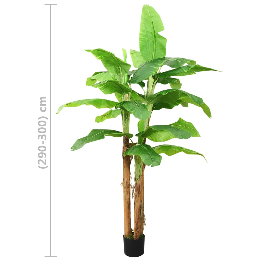 Artificial Banana Tree with Pot 300 cm Green