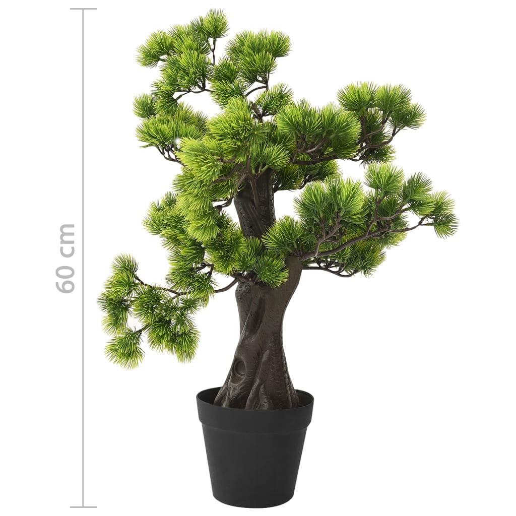 Artificial Pinus Bonsai with Pot 60 cm Green