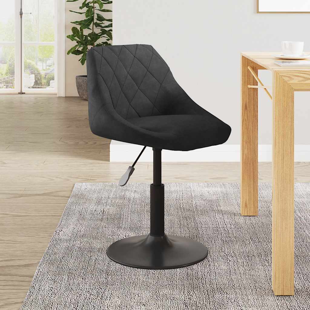 Bar Stool Black Velvet