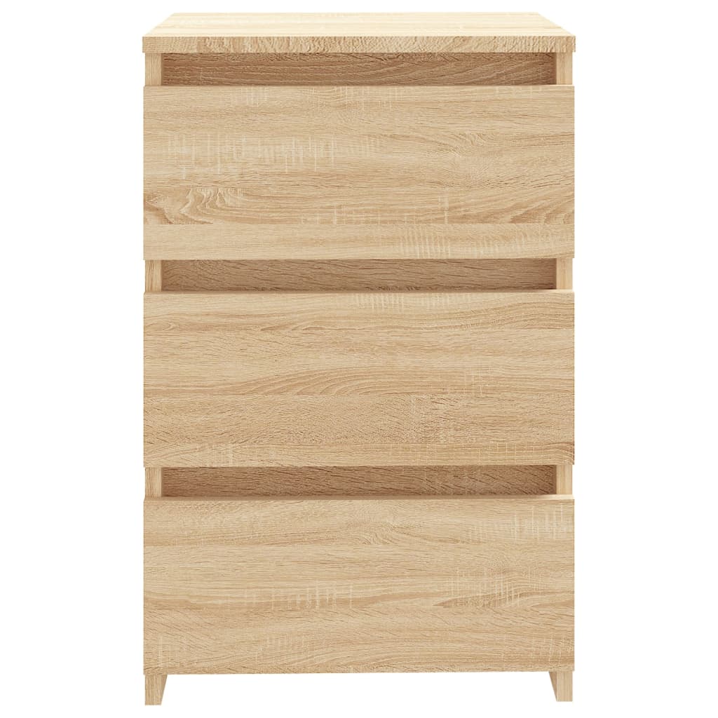 Bed Cabinet Sonoma Oak 40x35x62.5 cm Engineered Wood