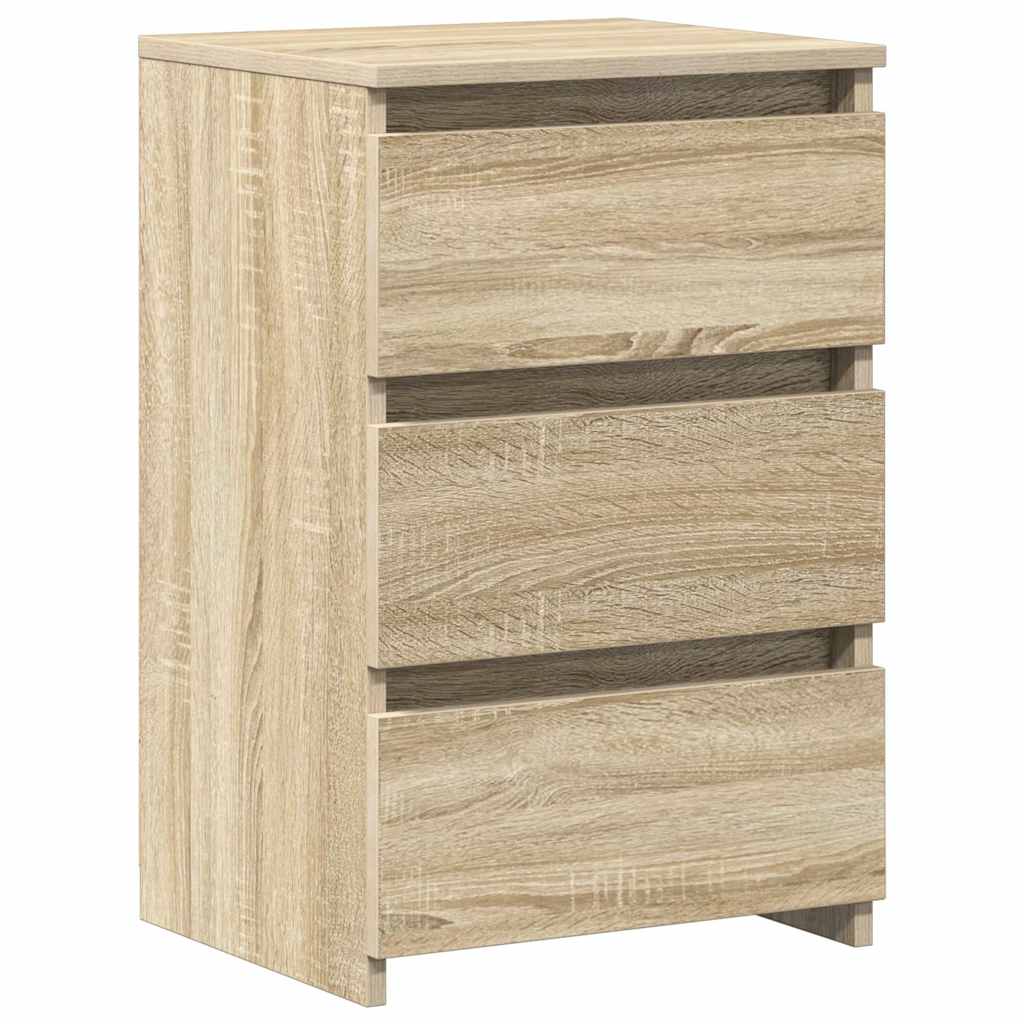 Bed Cabinets 2 pcs Sonoma Oak 40x35x62.5 cm Engineered Wood