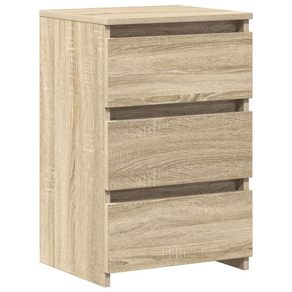 Bed Cabinets 2 pcs Sonoma Oak 40x35x62.5 cm Engineered Wood