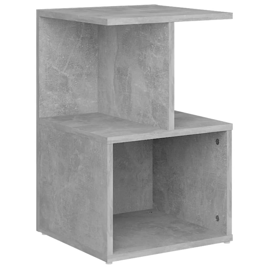 Bedside Cabinet Concrete Grey 35x35x55 cm Engineered Wood