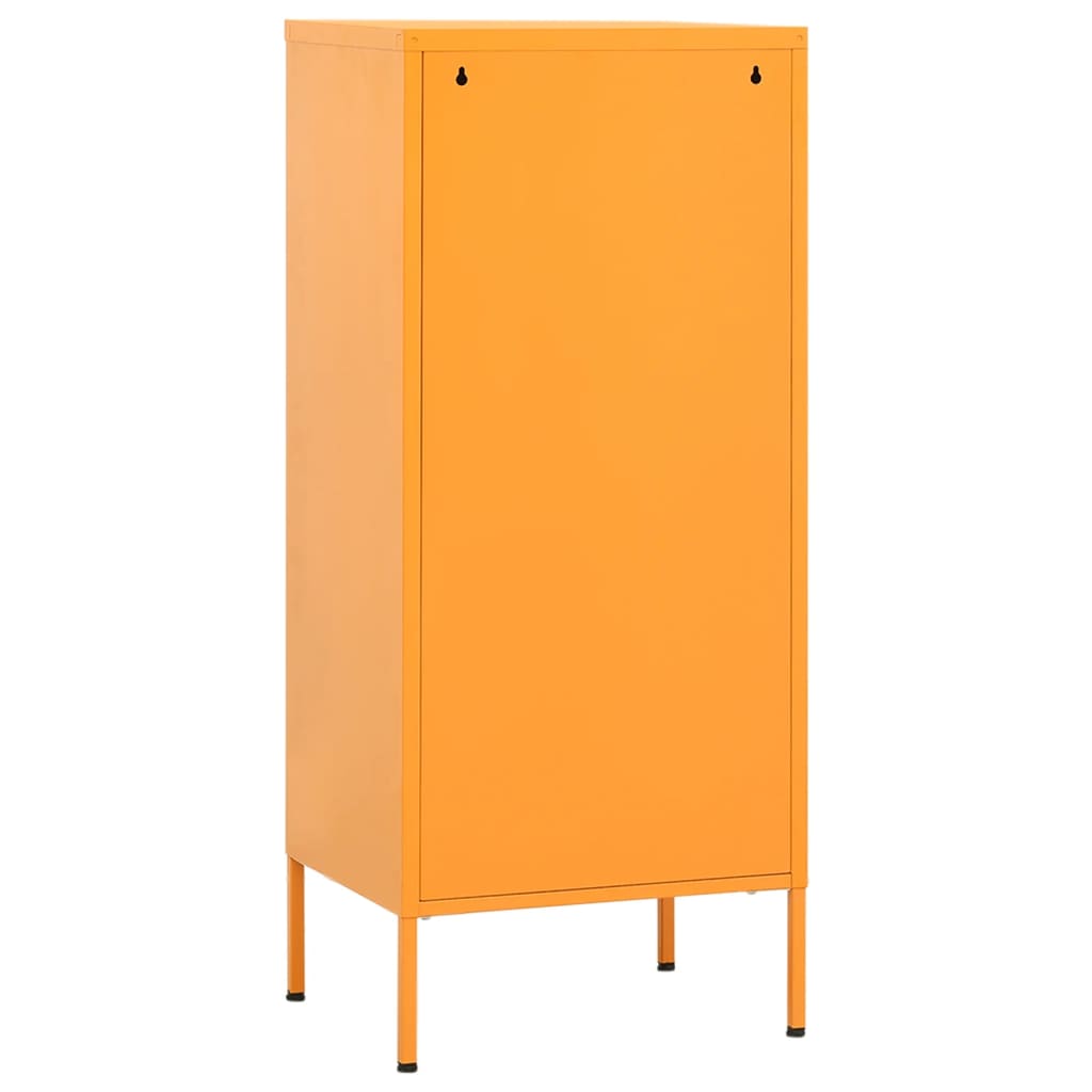 Storage Cabinet Mustard Yellow 42.5x35x101.5 cm Steel