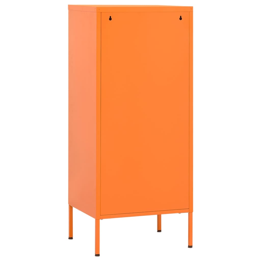 Storage Cabinet Orange 42.5x35x101.5 cm Steel