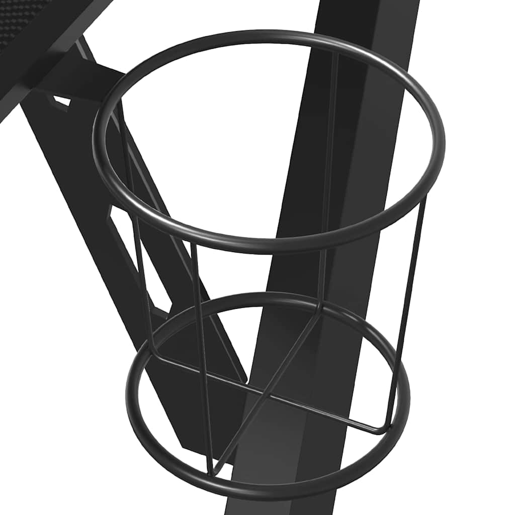 Gaming Desk with Y Shape Legs Black 90x60x75 cm