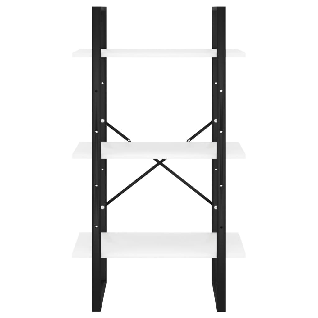 Storage Shelf White 60x30x105 cm Engineered Wood