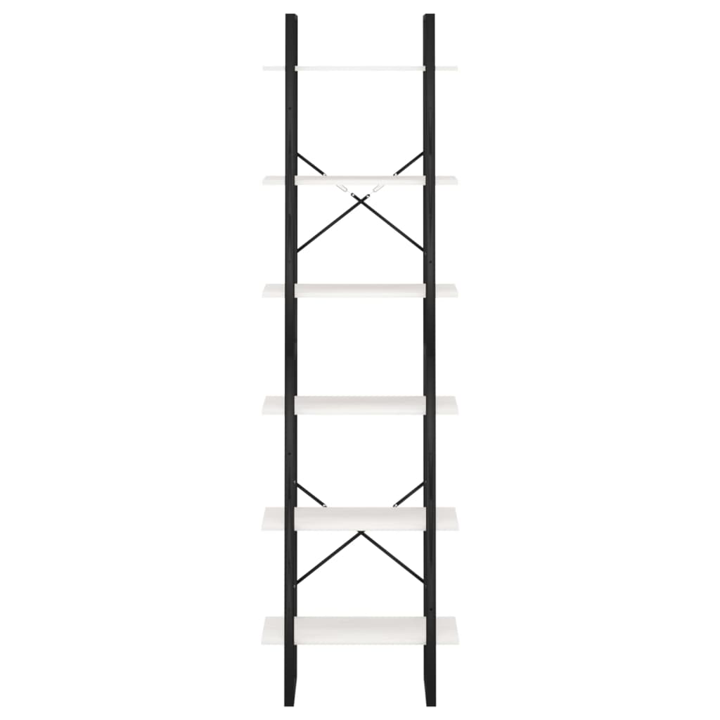 Storage Shelf White 60x30x210 cm Solid Wood Pine