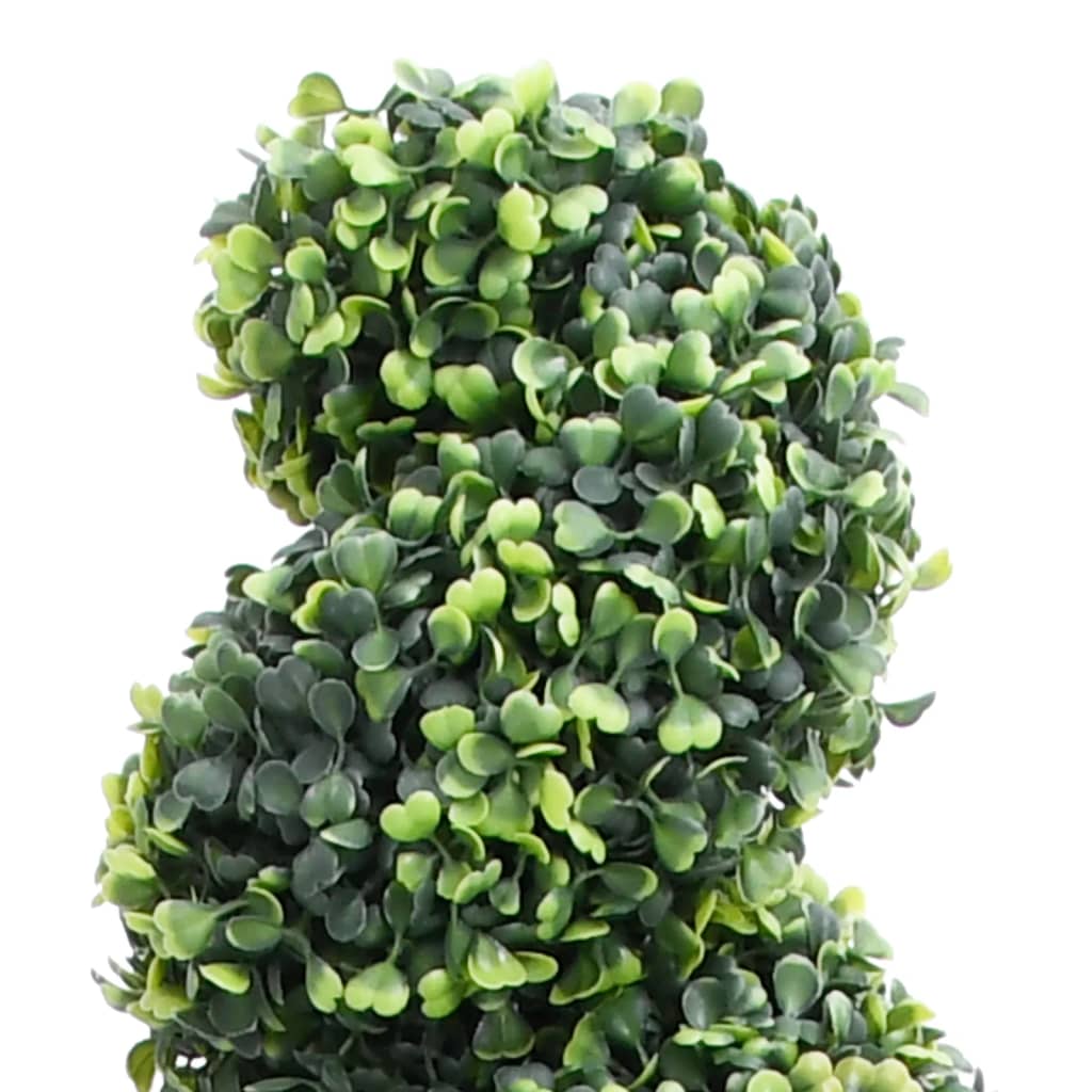 Artificial Boxwood Spiral Plant with Pot Green 89 cm