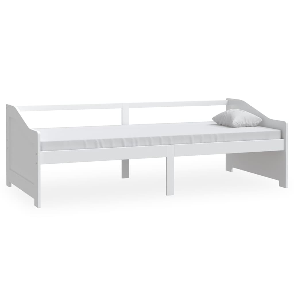3-Seater Day Bed without Mattress White 90x200cm
