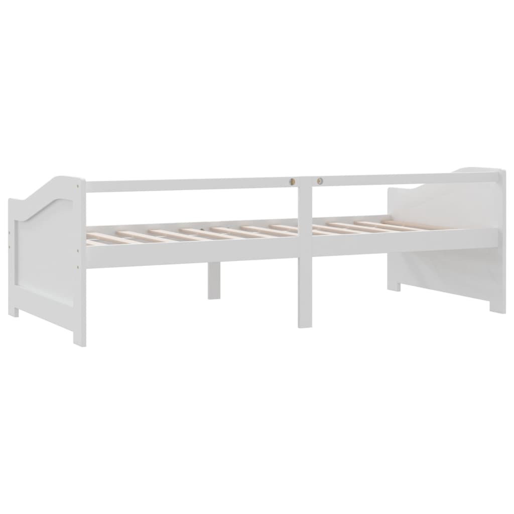 3-Seater Day Bed without Mattress White 90x200cm