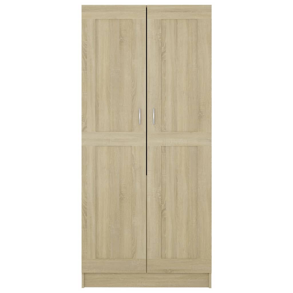 Wardrobe Sonoma Oak 82.5x51.5x180 cm Engineered Wood